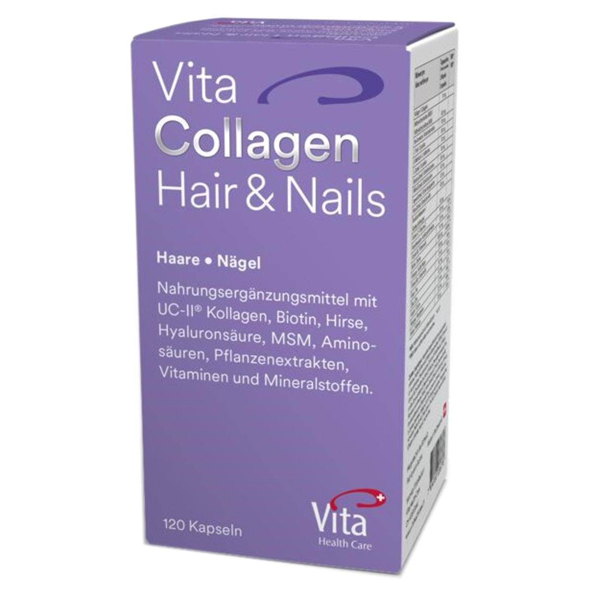 Vita Collagen Hair & Nails Kapseln Dose 120 Stück Vita Collagen Hair & Nails Kapseln Dose 120 Stück