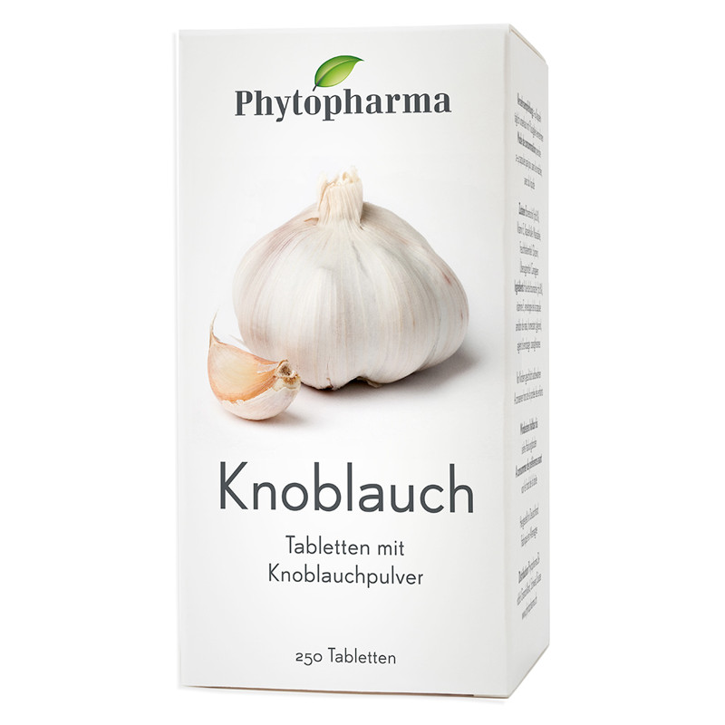 Phytopharma Knoblauch Tabletten 250 Stück Phytopharma Knoblauch Tabletten 250 Stück