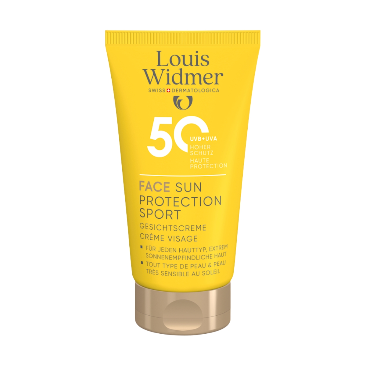 Louis Widmer Face Sun Protection LSF 50 Sport 50 ml mit Parfum Louis Widmer Face Sun Protection LSF 50 Sport 50 ml mit Parfum