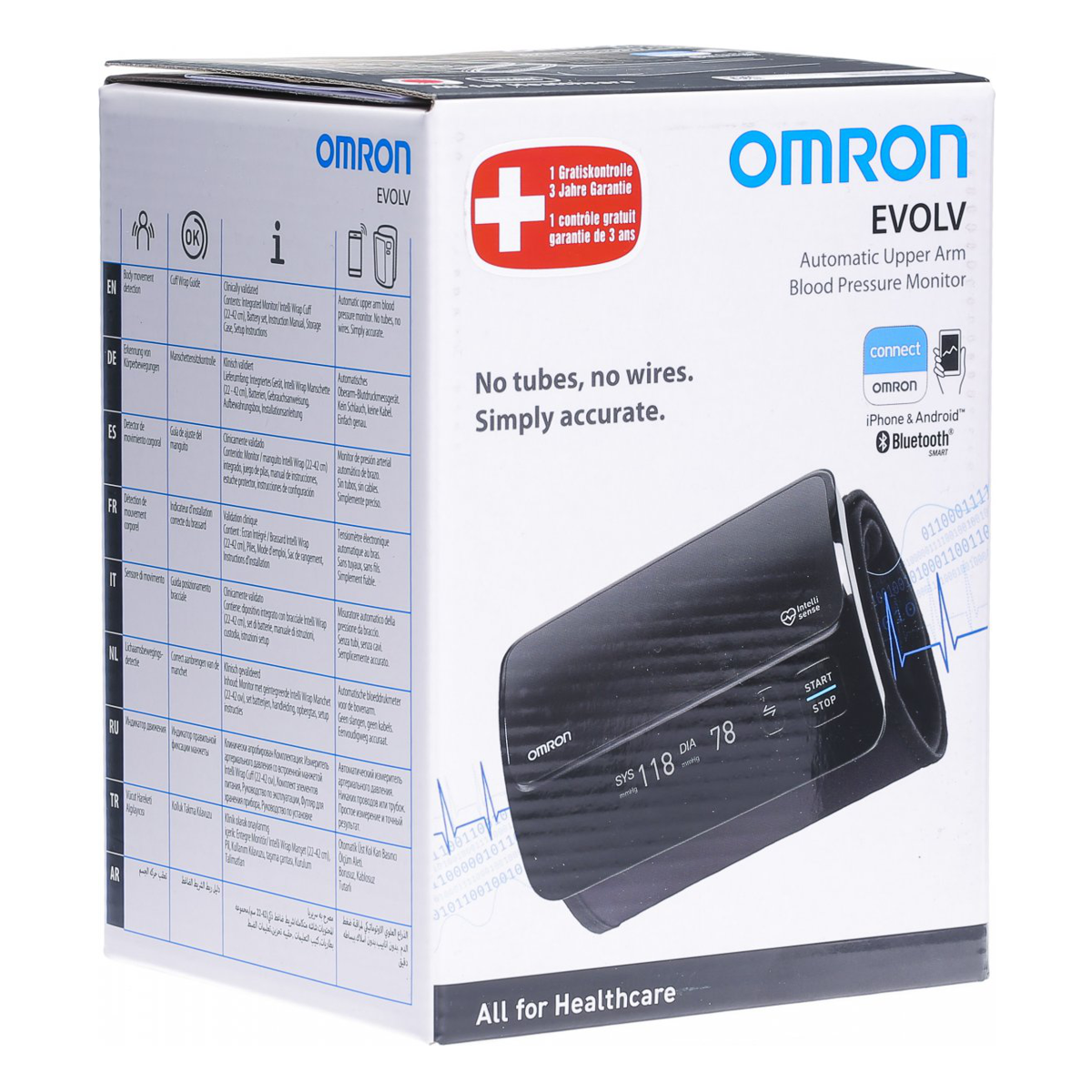 OMRON Blutdruckmessgerät Oberarm EVOLV IT OMRON Blutdruckmessgerät Oberarm EVOLV IT