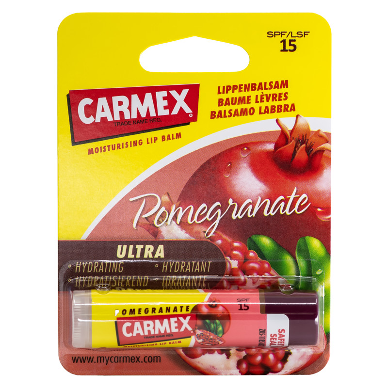 Carmex Lippenbalsam Pomegranate SPF15 Stick 4.25 g Carmex Lippenbalsam Pomegranate SPF15 Stick 4.25 g