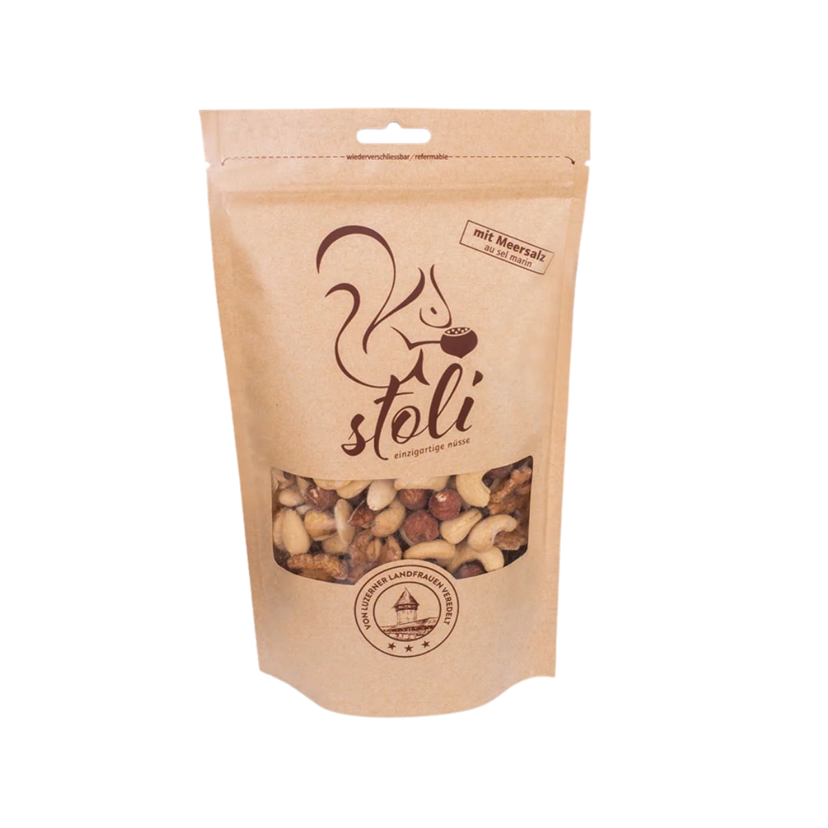 STOLI Nuss-Mix deluxe mit Meersalz Beutel 351 g