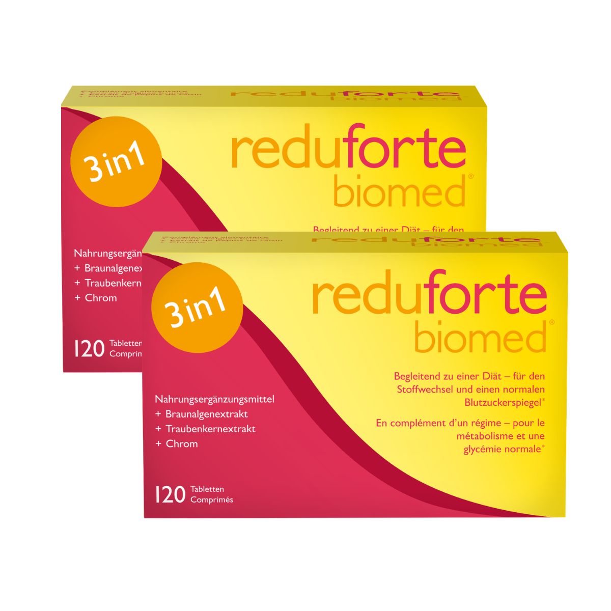 Action : REDUFORTE Biomed Nem comprimés 2x 120 pièces