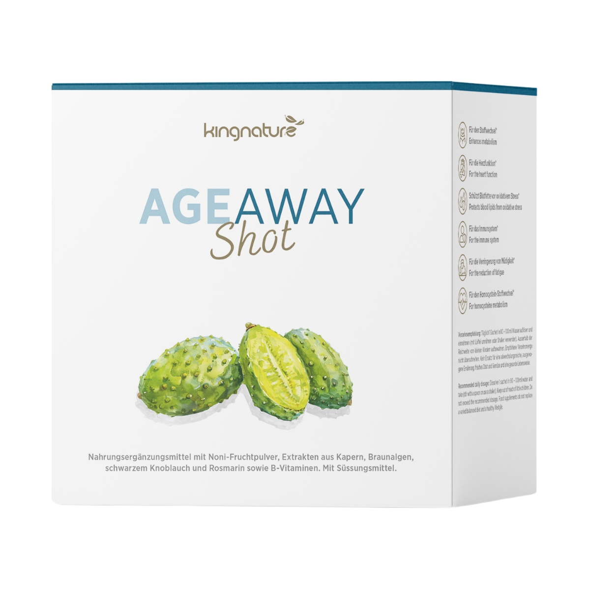 Kingnature AgeAway Shot sachet de 20 pièces Kingnature AgeAway Shot sachet de 20 pièces