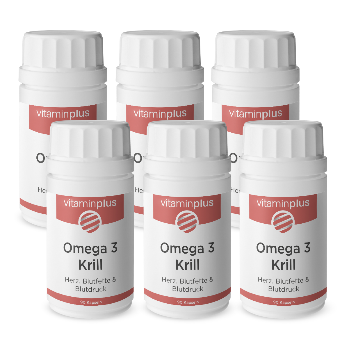 Vitaminplus Omega-3 Krill Kapseln 6x 90 Stück Vitaminplus Omega-3 Krill Kapseln 6x 90 Stück