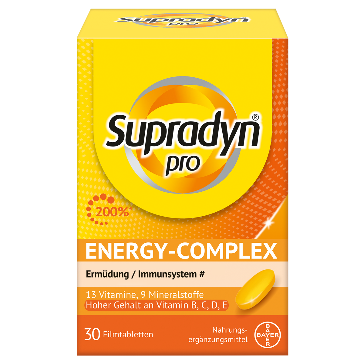Supradyn pro energy-complex Filmtabletten Dose 30 Stück Supradyn pro energy-complex Filmtabletten Dose 30 Stück