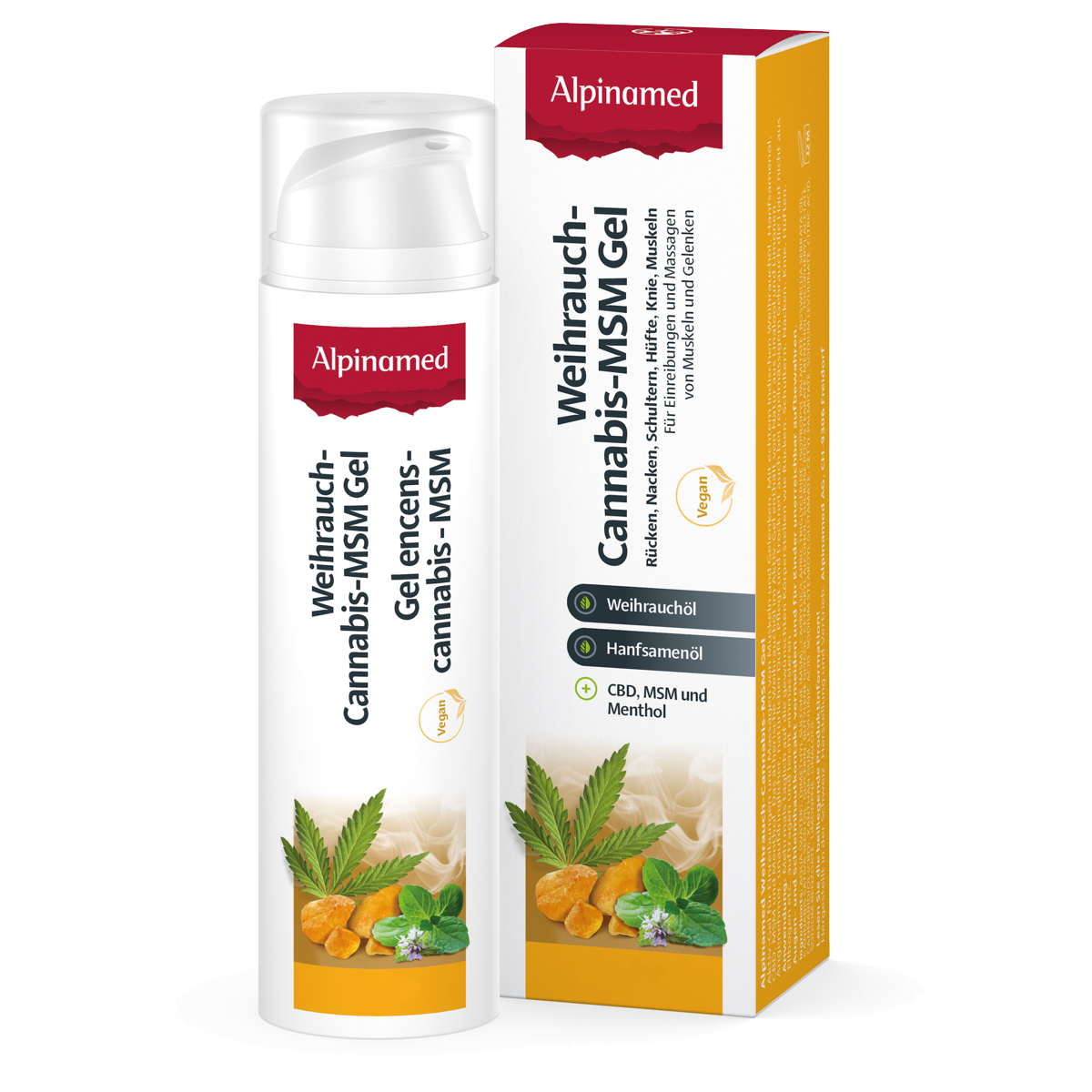 Alpinamed Weihrauch MSM Gel Dispenser 100 ml Alpinamed Weihrauch MSM Gel Dispenser 100 ml