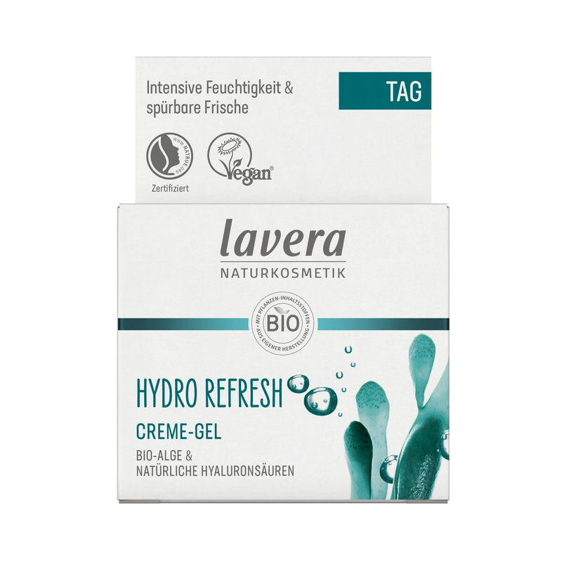 Lavera Hydro Refresh Creme-Gel Topf 50 ml Verpackung