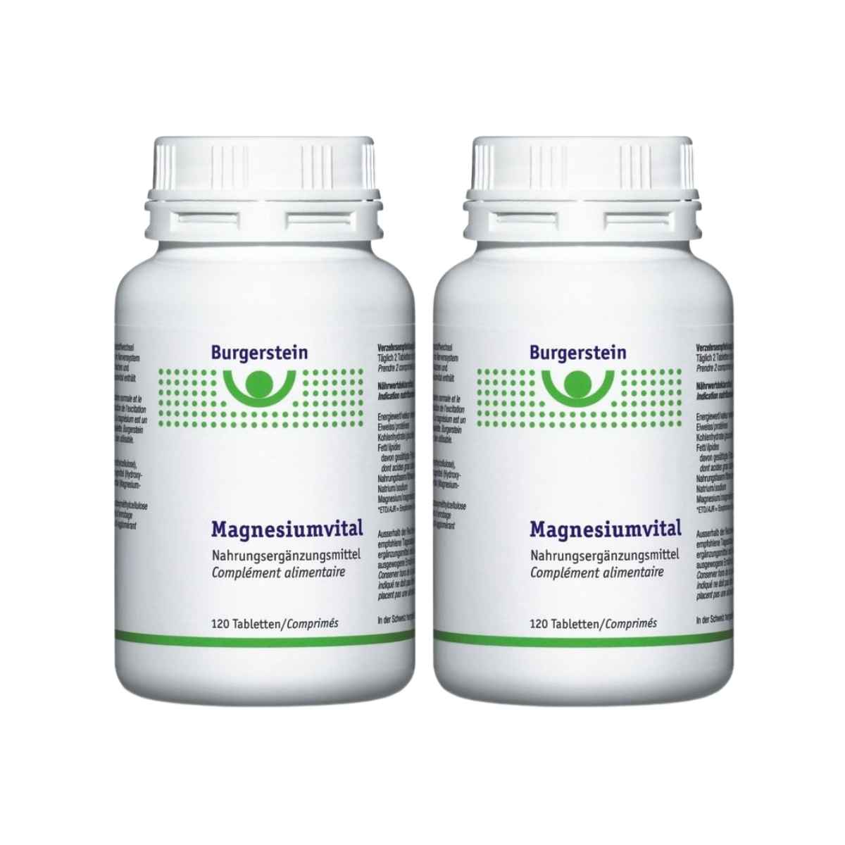 Burgerstein Magnesiumvital Tabletten 2x 120 Stück Burgerstein Magnesiumvital Tabletten 2x 120 Stück
