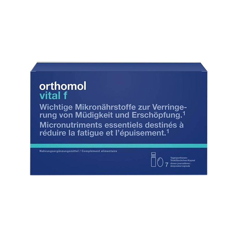 Orthomol Vital f Trinkamupllen + Kapseln 7 Stück