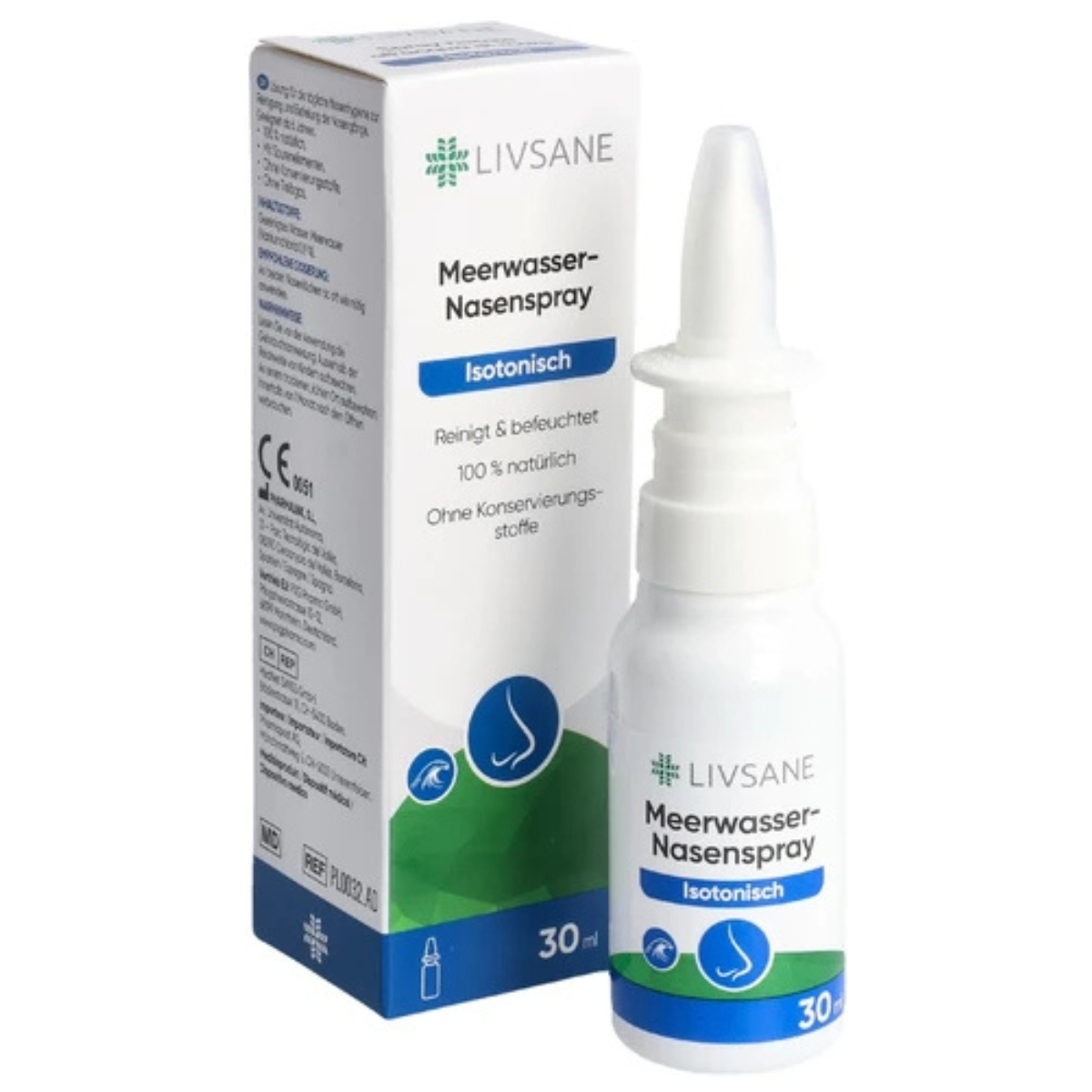 Livsane Nasenspray isotonisches Meerwasser 30 ml Livsane Nasenspray isotonisches Meerwasser 30 ml