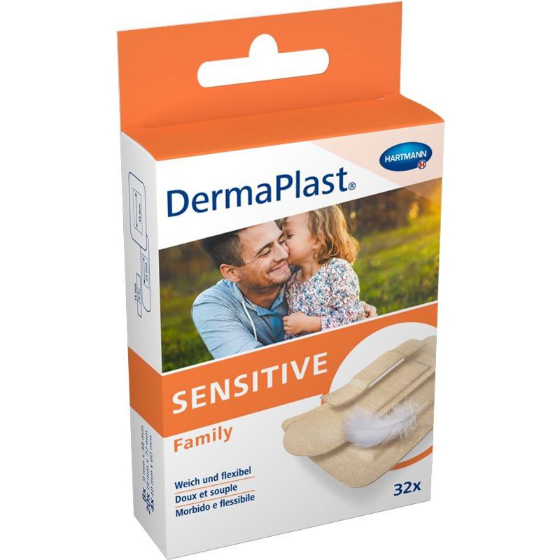 DERMAPLAST SENSITIVE Family Strip ass 32 Stück DERMAPLAST SENSITIVE Family Strip ass 32 Stück