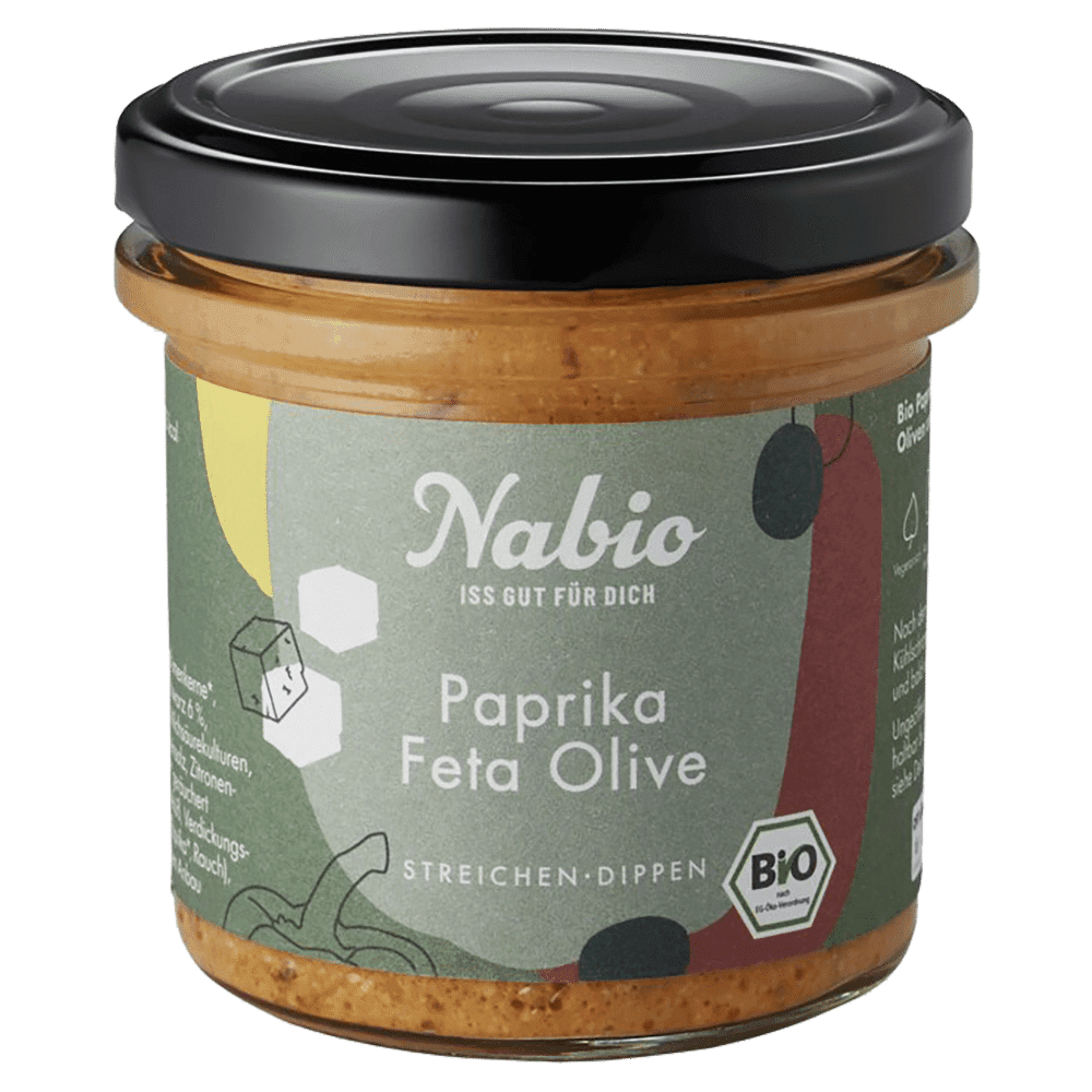 Nabio Aufstich Paprika Feta Olive 135 g Nabio Aufstich Paprika Feta Olive 135 g