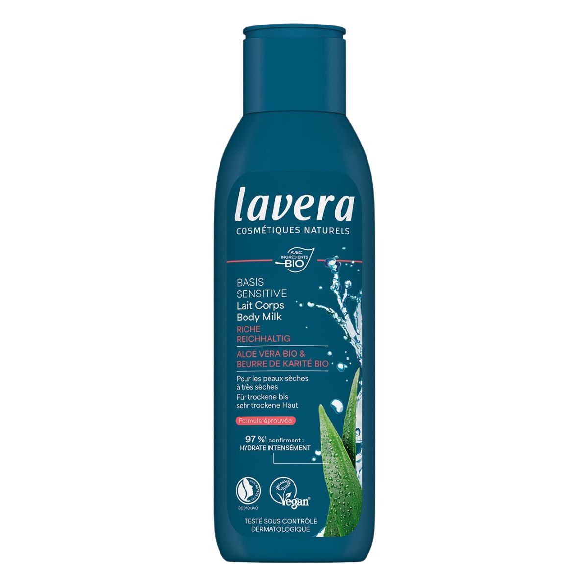Lavera Basis Sensitiv Bodymilk reichhaltig Aloe & Sheabutter 250 ml