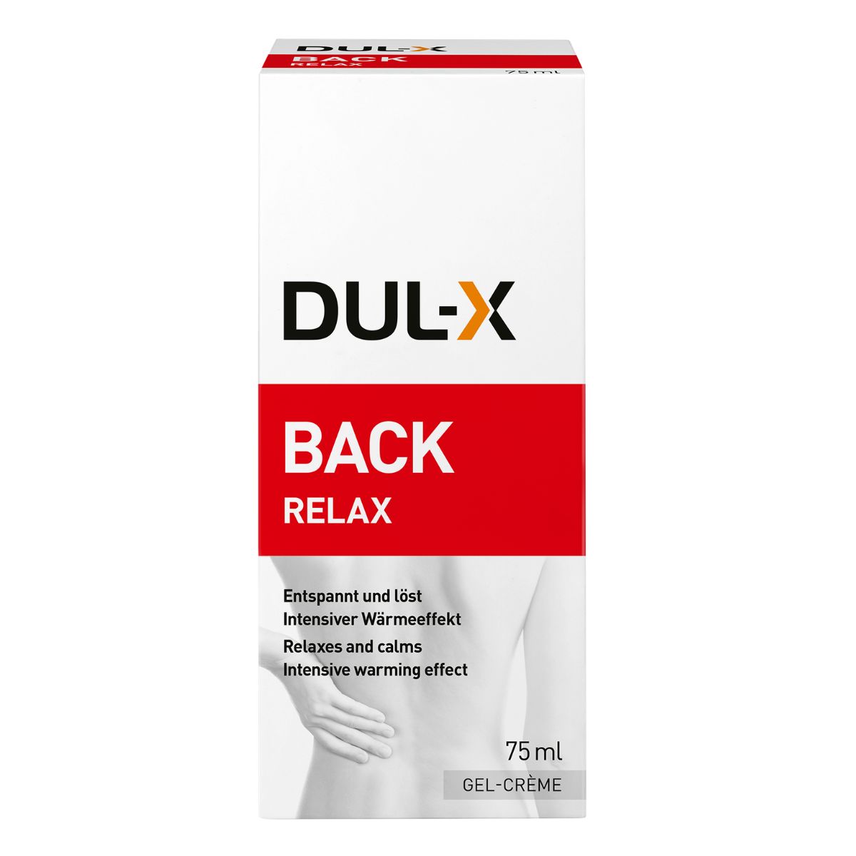 DUL-X Back Relax Gel Creme Dispenser 75 ml