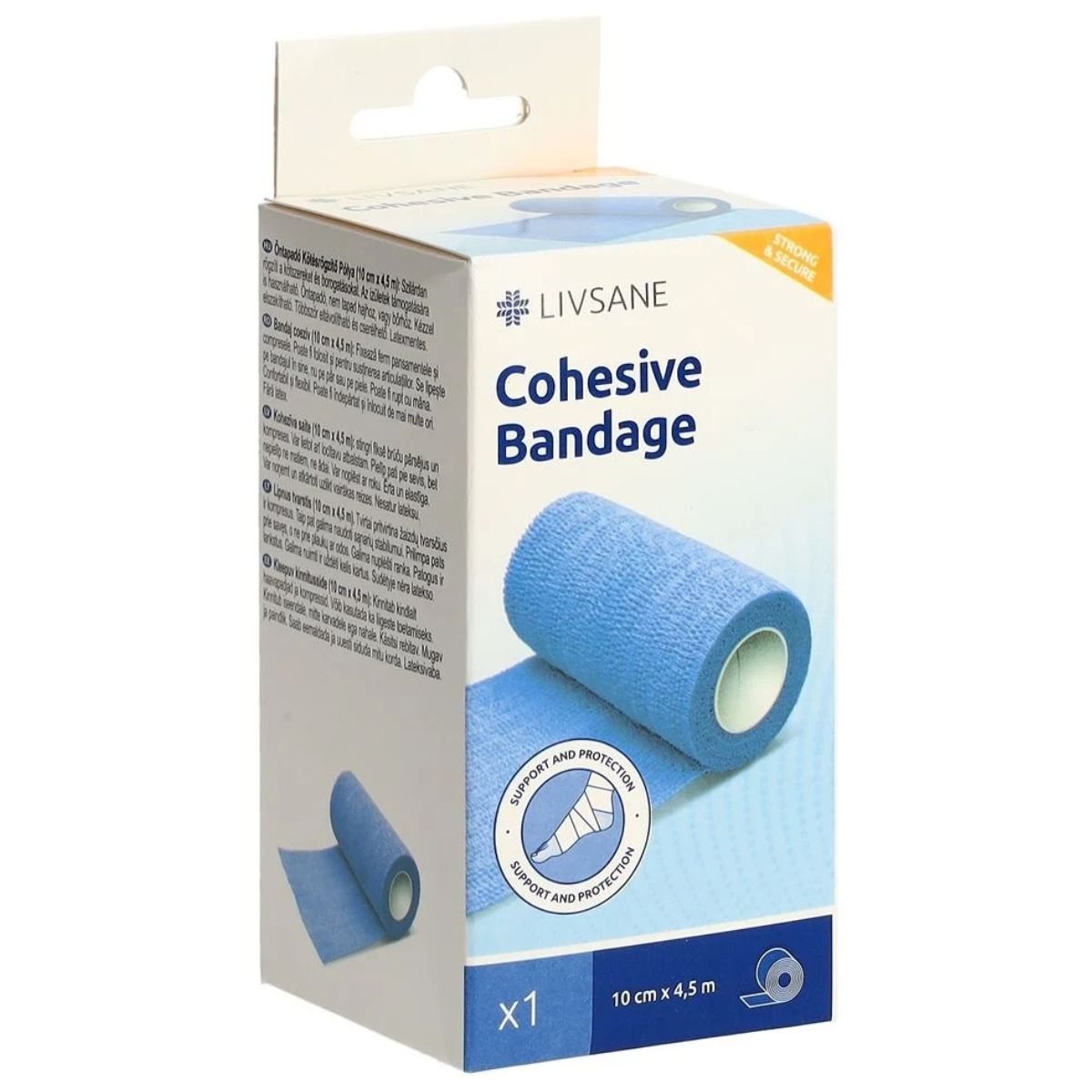 Livsane Fixierbinde 10cm x 4.5m selbsthaftend