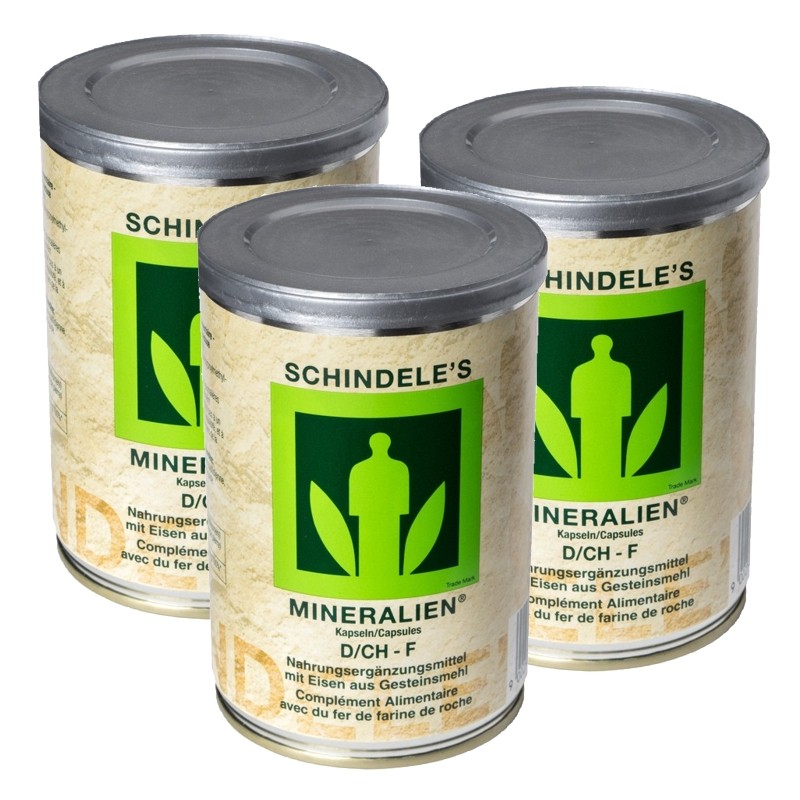 Schindeles Mineralien Kapseln 3x 250 Stück Schindeles Mineralien Kapseln 3x 250 Stück