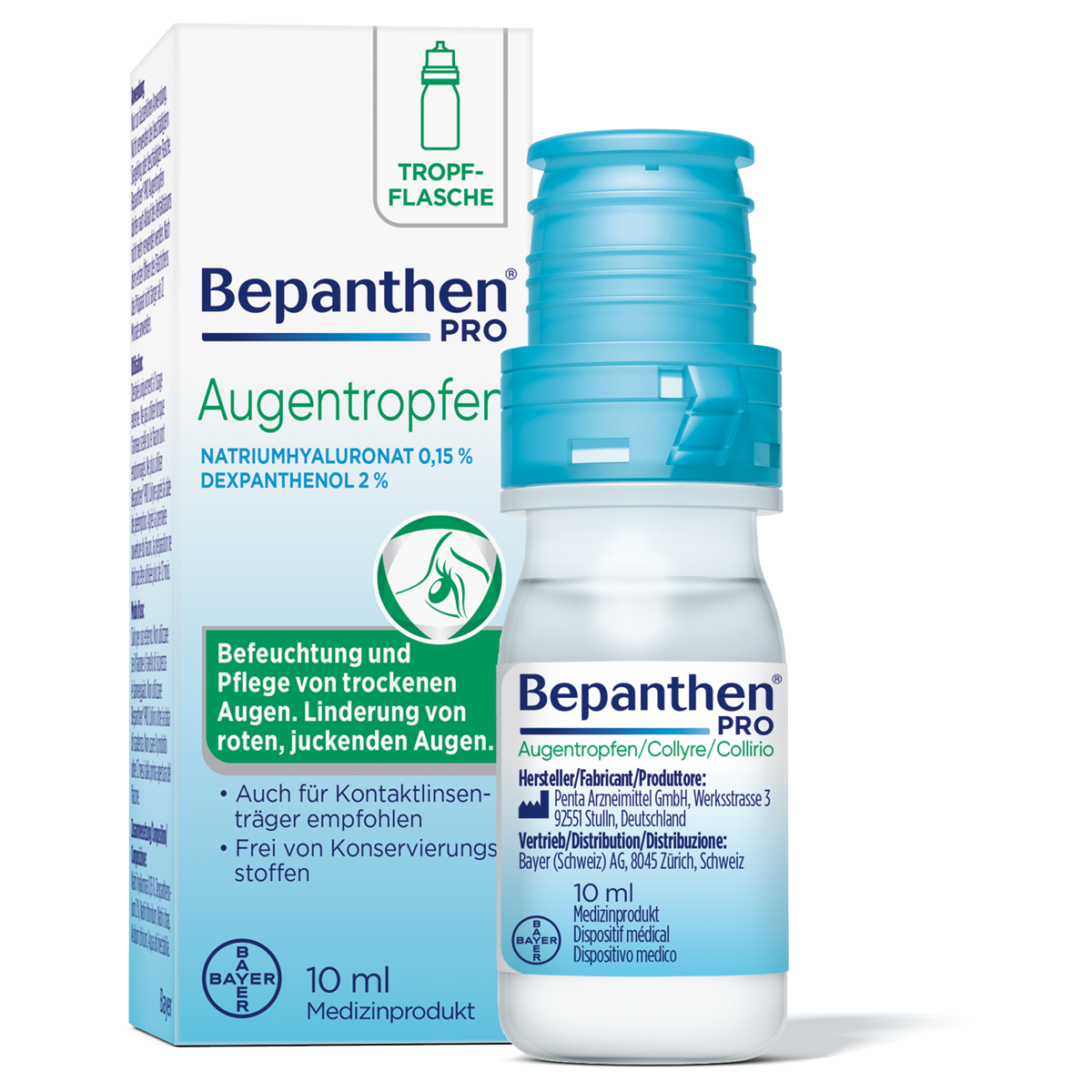 Bepanthen Pro Augentropfen Flasche 10 ml Bepanthen Pro Augentropfen Flasche 10 ml