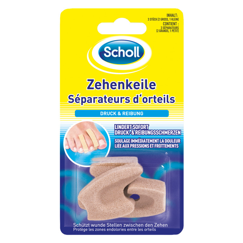 Scholl Zehenkeile 1 klein / 2 gross Scholl Zehenkeile 1 klein / 2 gross