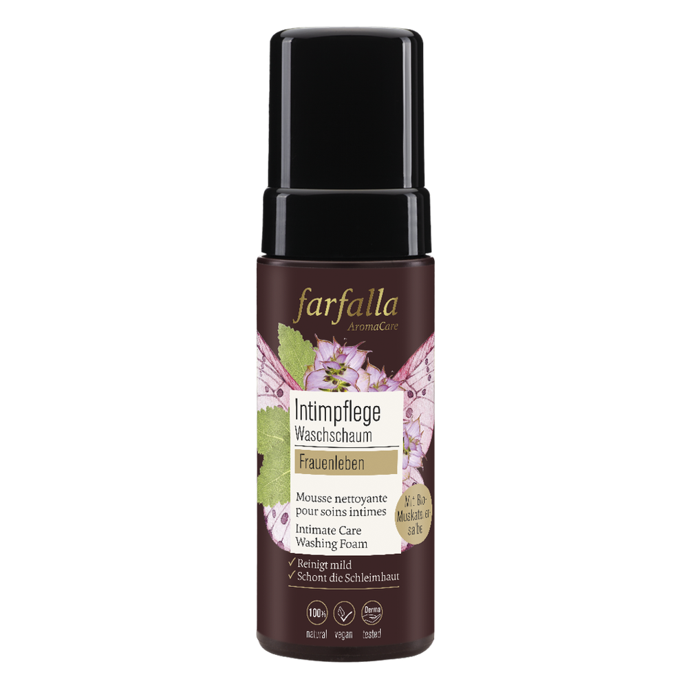 FARFALLA Frauenleben Intimpflege Waschschaum 150 ml FARFALLA Frauenleben Intimpflege Waschschaum 150 ml