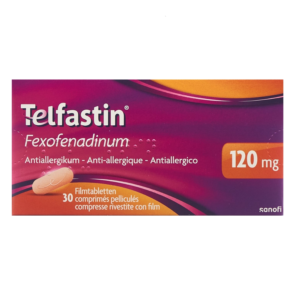 Telfastin Filmtabletten 120 mg 30 Stück