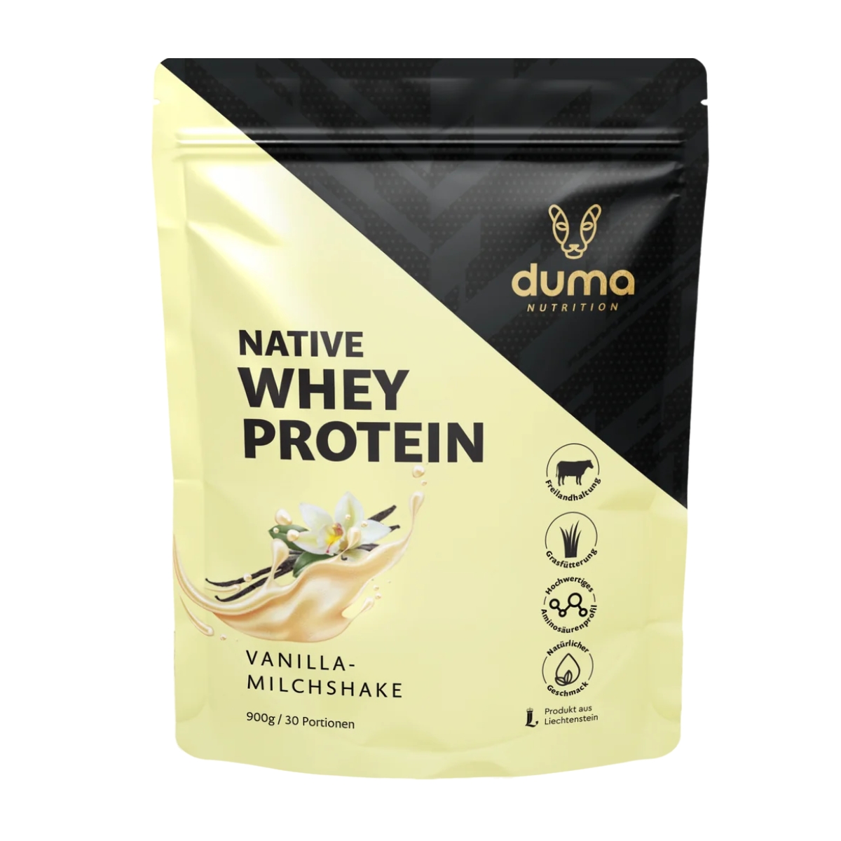 Duma Native Bio Whey Protein Vanille - Milchshake 900 g