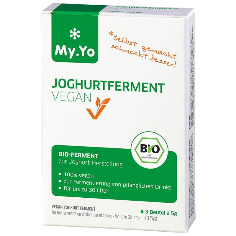 MY.YO Joghurt Ferment Bio vegan 3x 5 g MY.YO Joghurt Ferment Bio vegan 3x 5 g