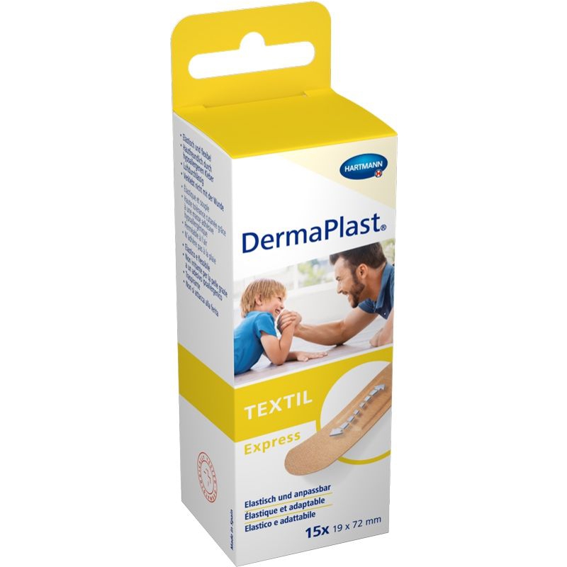 DERMAPLAST TEXTIL Express Strips 19x72mm 15 Stück DERMAPLAST TEXTIL Express Strips 19x72mm 15 Stück