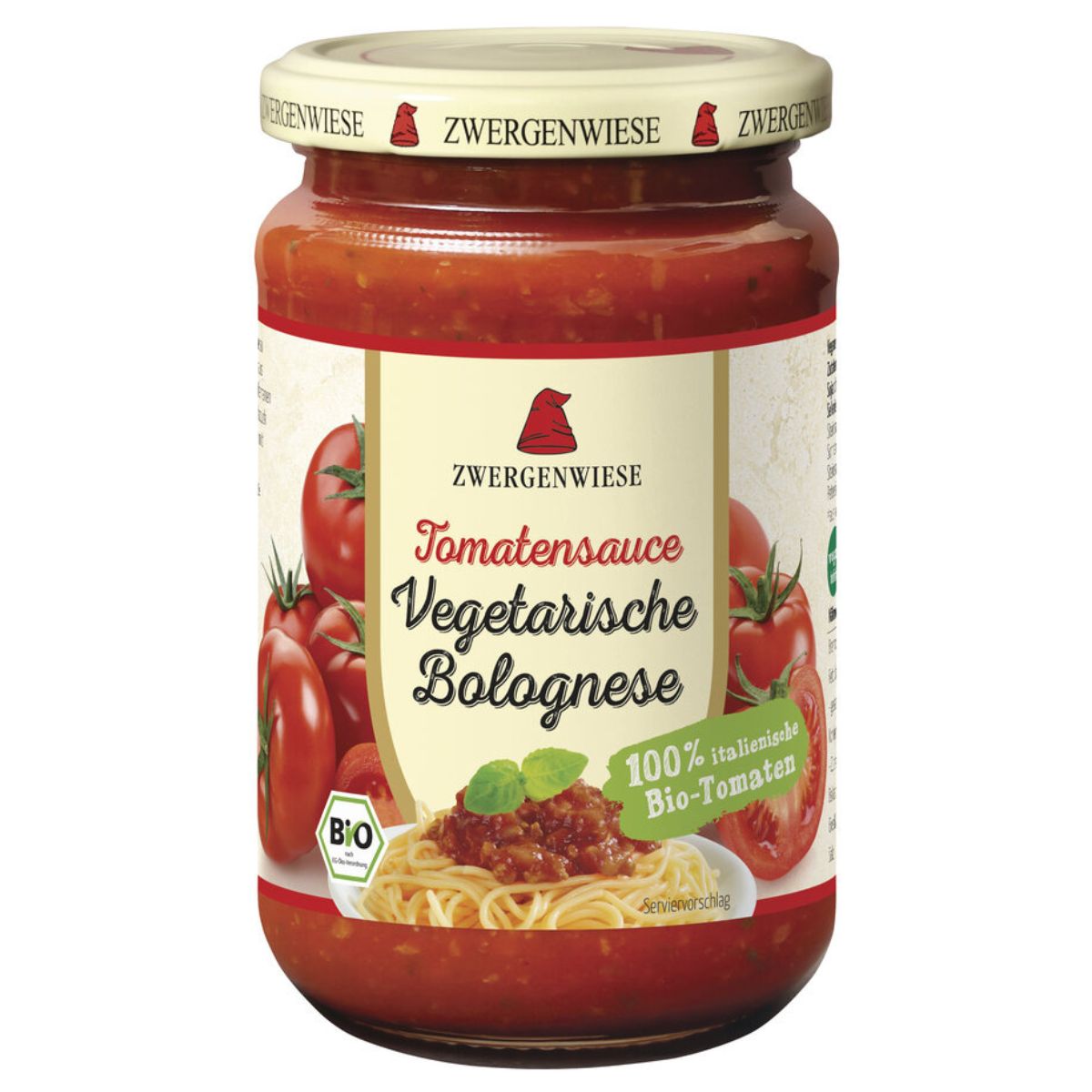ZWERGENWIESE Bolognese vegetarisch Glas 340 ml ZWERGENWIESE Bolognese vegetarisch Glas 340 ml