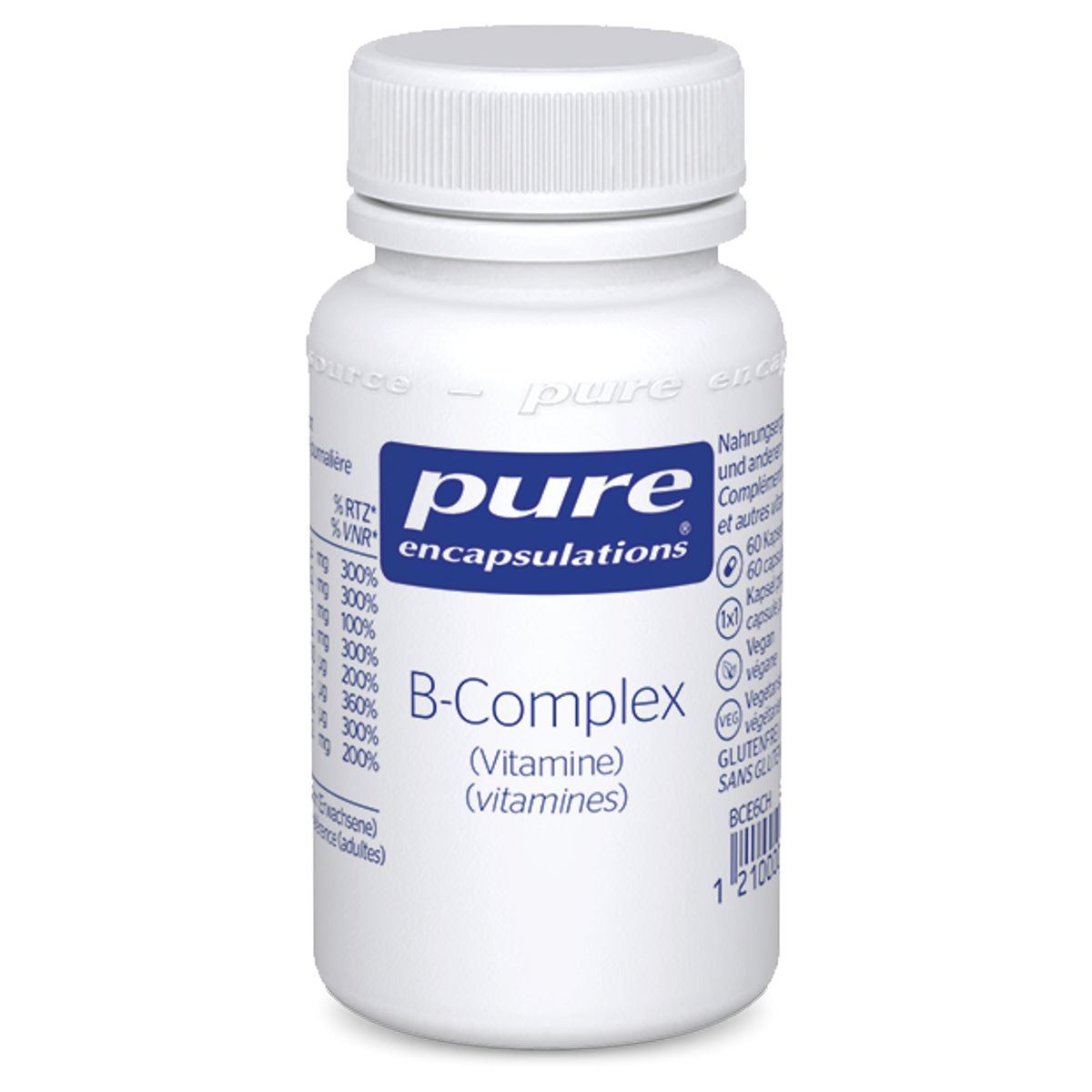 Pure B-Complex Kapseln 60 Stück Pure B-Complex Kapseln 60 Stück