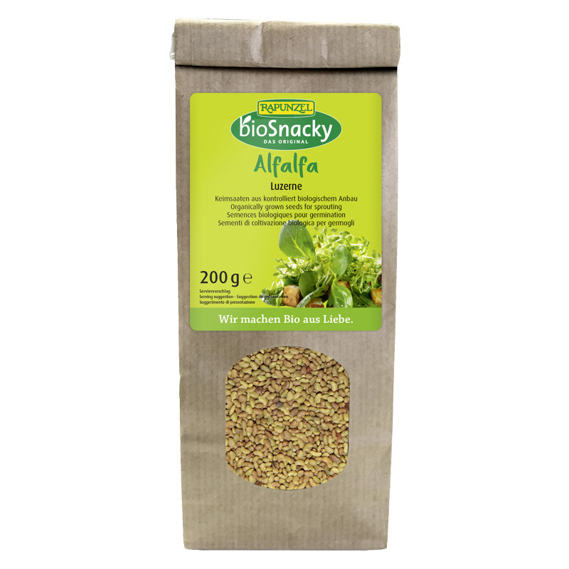 Biosnacky Alfalfa Luzerne Beutel 200 g Biosnacky Alfalfa Luzerne Beutel 200 g