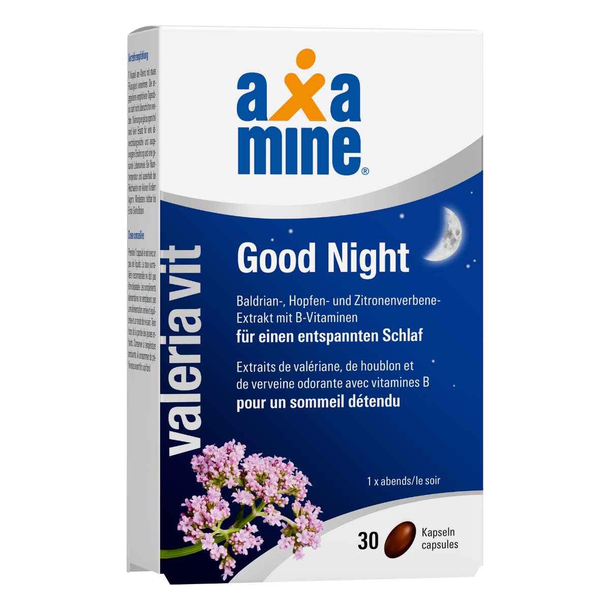 Axamine valeriaVit Good Night Kapseln 30 Stück Axamine valeriaVit Good Night Kapseln 30 Stück