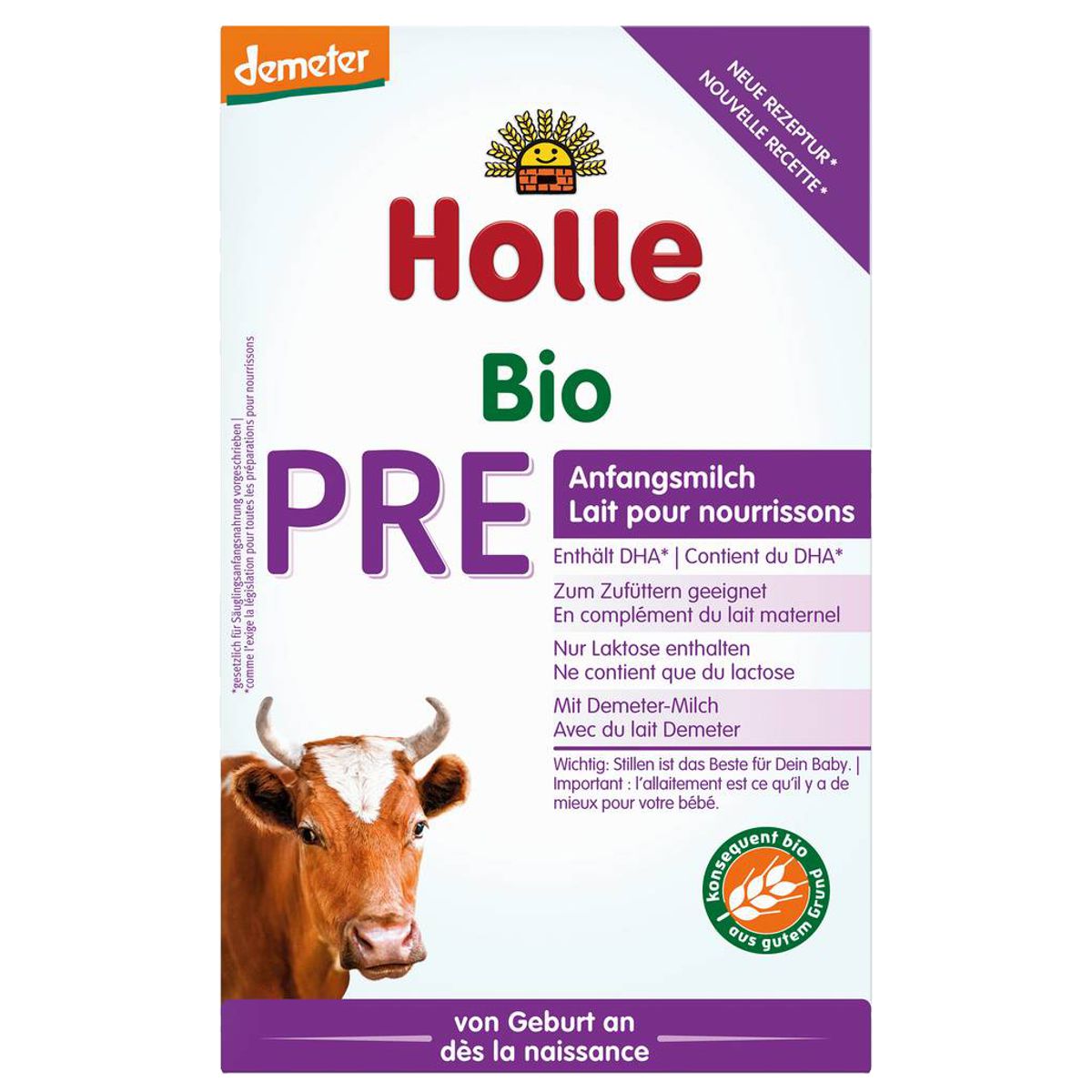 Holle Bio-Anfangsmilch PRE 400 g Holle Bio-Anfangsmilch PRE 400 g