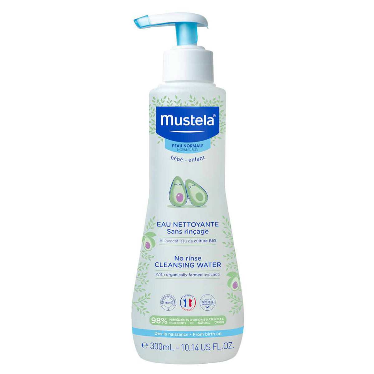 Mustela Reinigungsfluid ohne Abspülen normale Haut 300ml