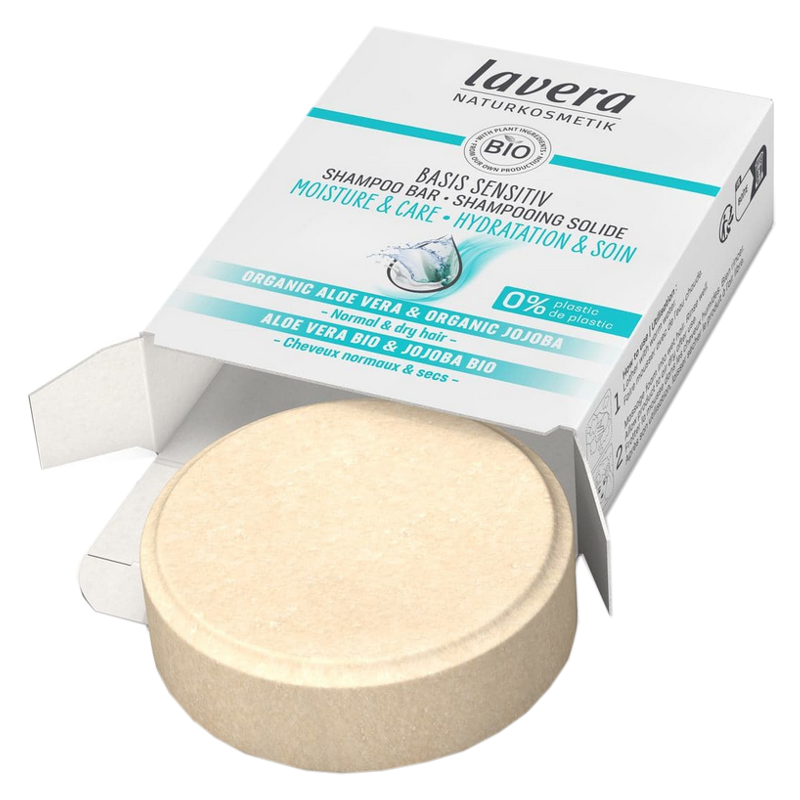 Lavera Festes Shampoo basis sensitiv Feuchtigkeit & Pflege 50 g Lavera Festes Shampoo basis sensitiv Feuchtigkeit & Pflege 50 g