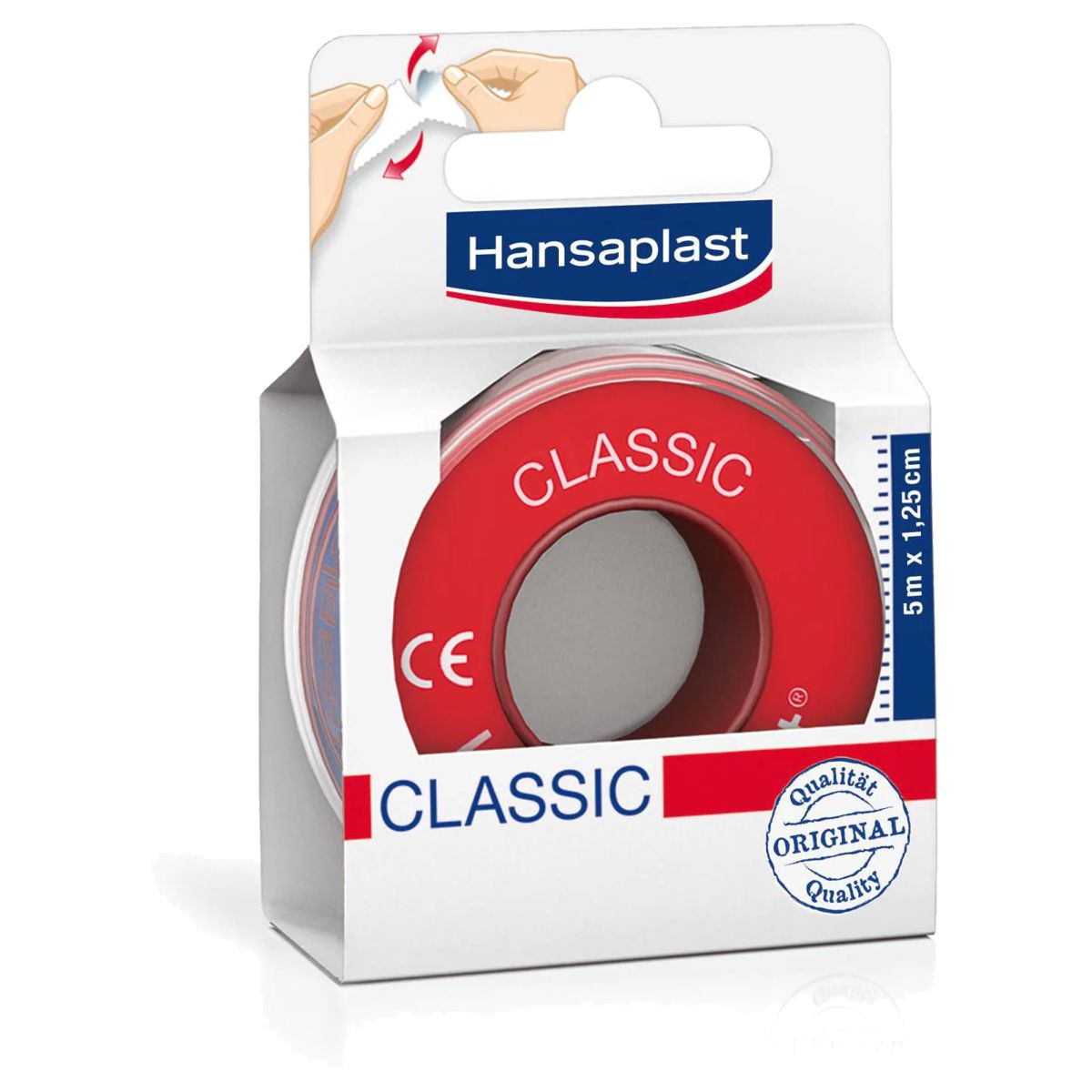 Hansaplast Classic Heftpflaster 5 m x 1.25 cm