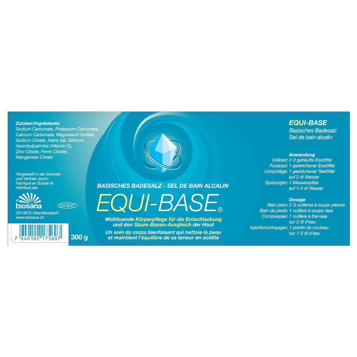 Equi-Base Badesalz basisch 300 g