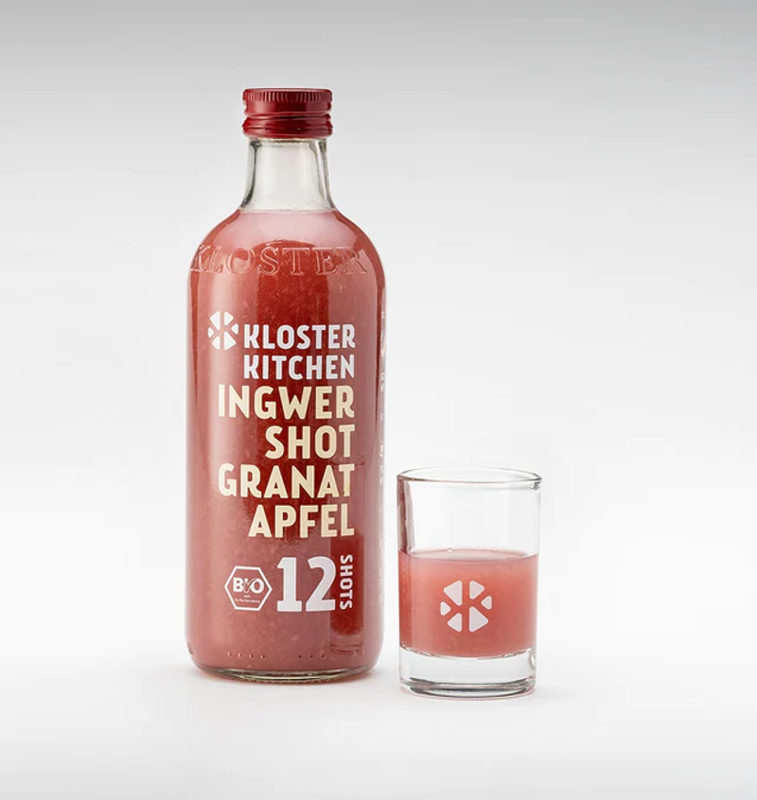 Kloster Kitchen Ingwer Shot Granatapfel Bio 360 ml Kloster Kitchen Ingwer Shot Granatapfel Bio 360 ml