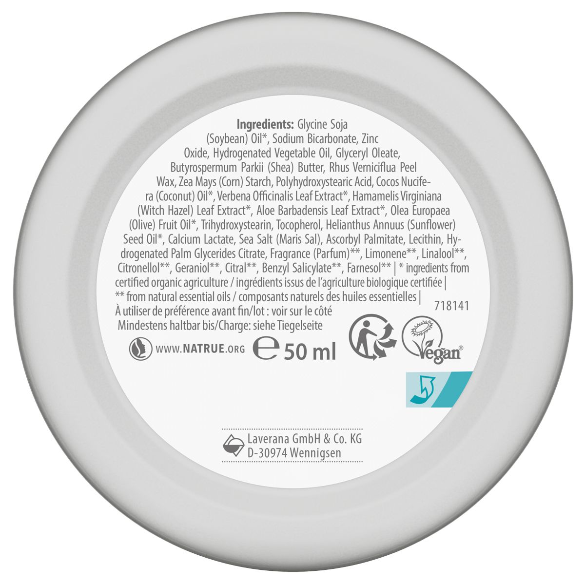 Lavera Deo Creme basis sensitiv 50 ml Lavera Deo Creme basis sensitiv 50 ml