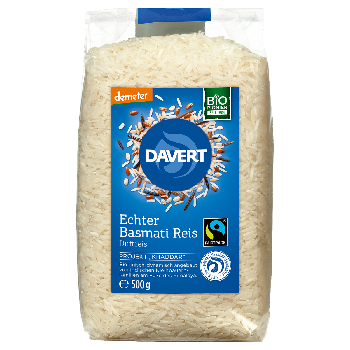 Davert Echter Basmati Reis weiss Demeter 500 g Davert Echter Basmati Reis weiss Demeter 500 g