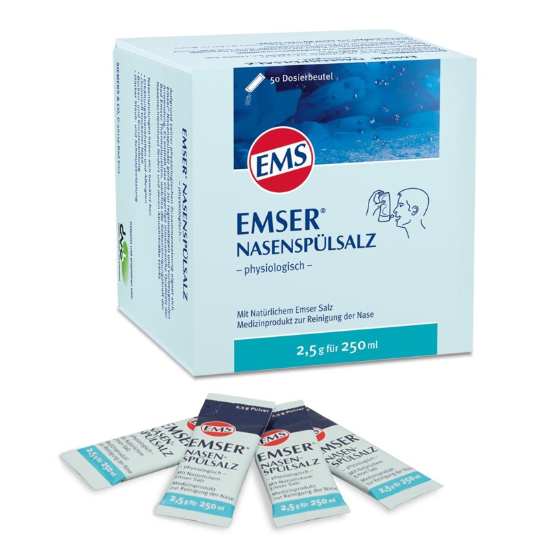 Emser Nasenspülsalz Beutel 2.5 g 50 Stück Emser Nasenspülsalz Beutel 2.5 g 50 Stück