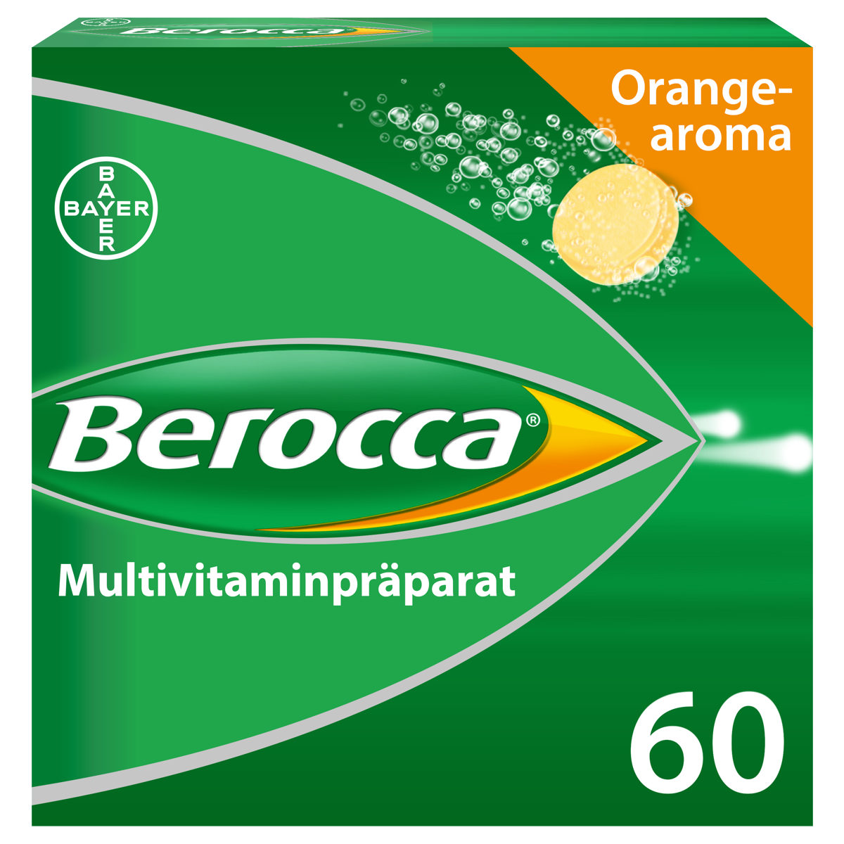 Berocca Brausetabletten Orangenaroma 60 Stück