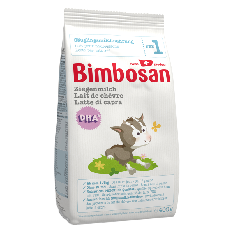 Bimbosan Ziegenmilch 1 Säurgling refill Beutel 400 g Bimbosan Ziegenmilch 1 Säurgling refill Beutel 400 g