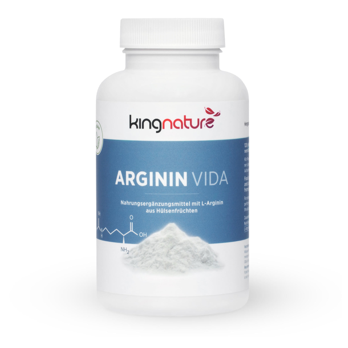 Kingnature Arginin Vida Kapseln 120 Stück Kingnature Arginin Vida Kapseln 120 Stück