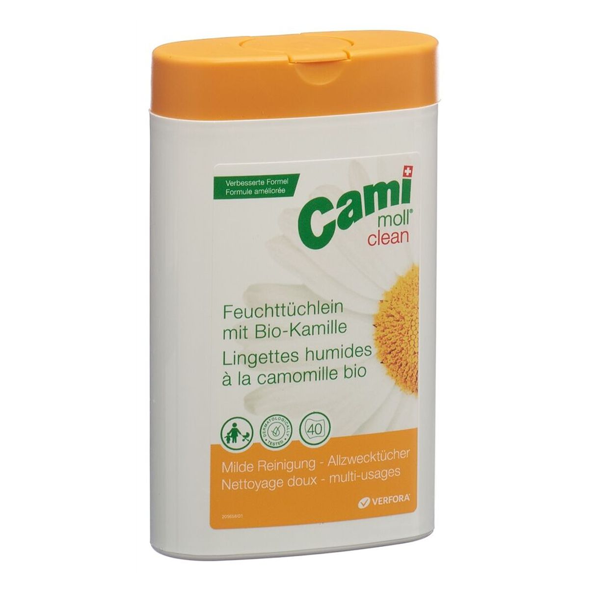 Cami Moll clean Feuchttücher NF Box 40 Stück Cami Moll clean Feuchttücher NF Box 40 Stück