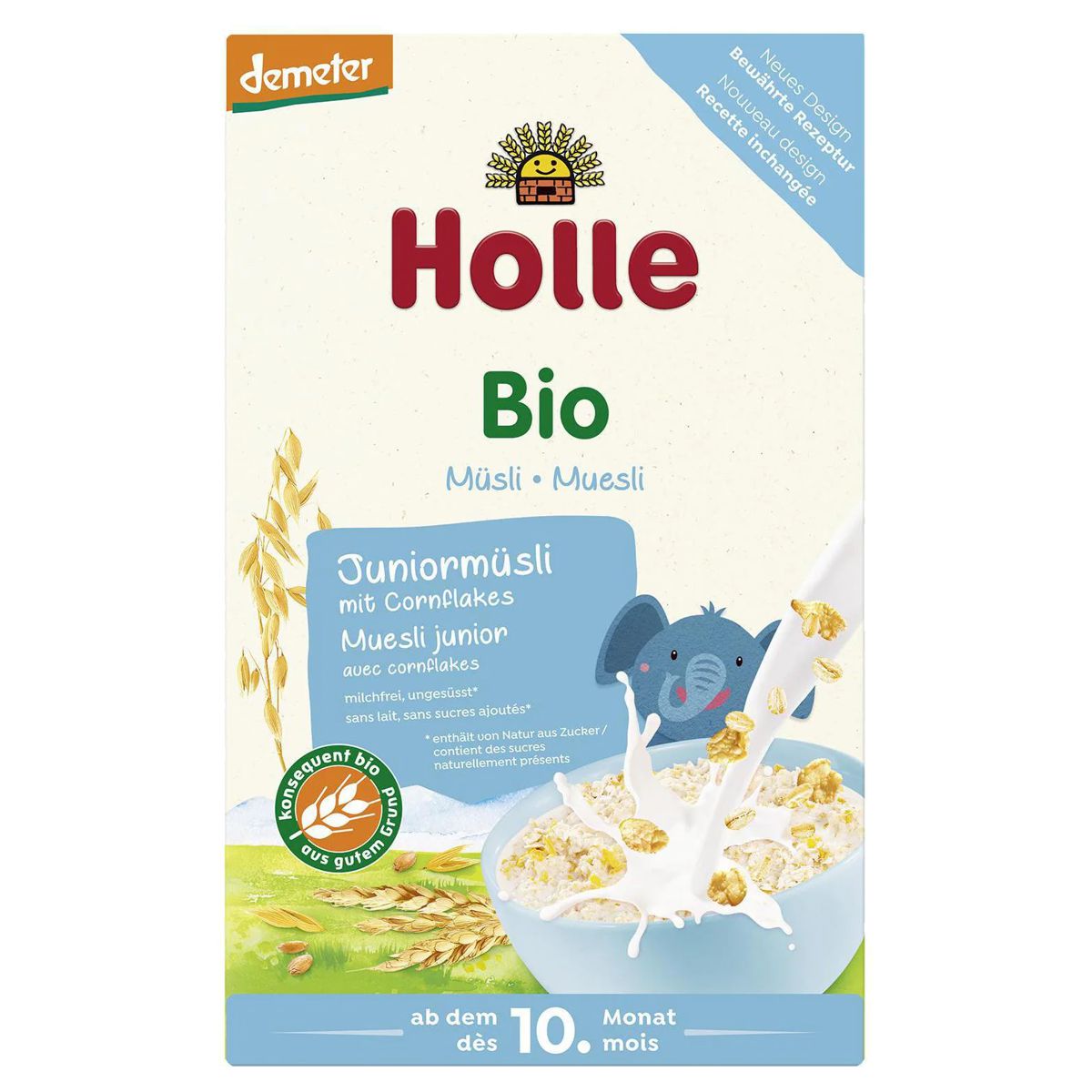 Holle Bio-Juniormüsli Mehrkorn mit Cornflake 250 g Holle Bio-Juniormüsli Mehrkorn mit Cornflake 250 g