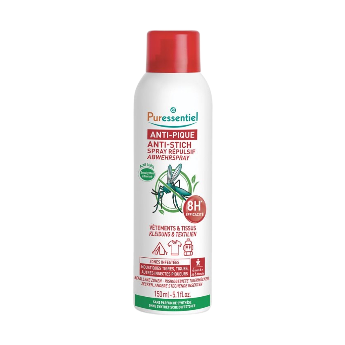Puressentiel Anti-Stich Abwehr Spray Kleider 150 ml