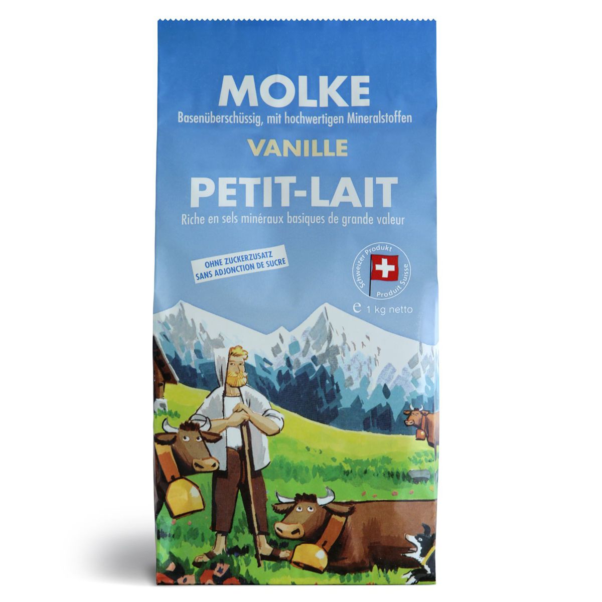 Biosana Molke Granulat Vanille Beutel 1 kg