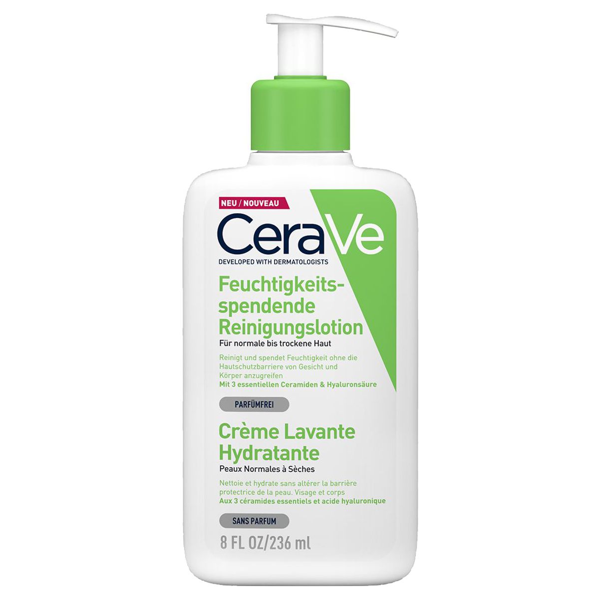 CeraVe Feuchtigkeitsspendende Reinigungslotion 236 ml CeraVe Feuchtigkeitsspendende Reinigungslotion 236 ml