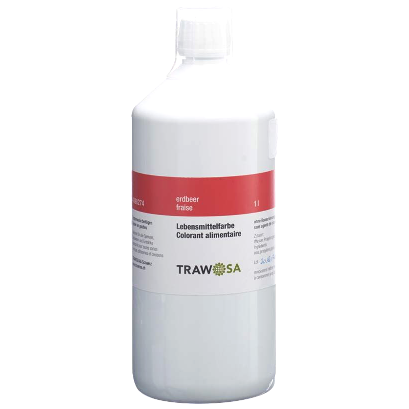 TRAWOSA Lebensmittelfarbstoff erdbeer 1000 ml TRAWOSA Lebensmittelfarbstoff erdbeer 1000 ml